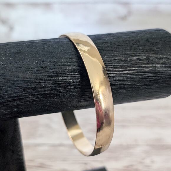 Vintage Bracelet Mirrored Gold Tone 8.25" - Fair Condition - Picture 1 of 8